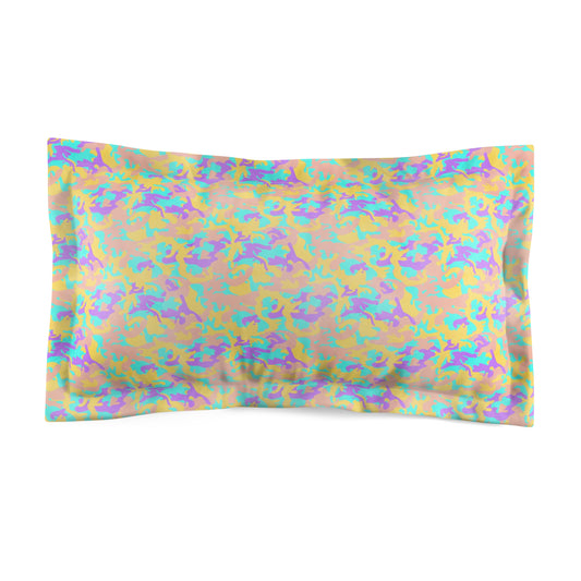 Dreamsicle Camo Microfiber Pillow Sham