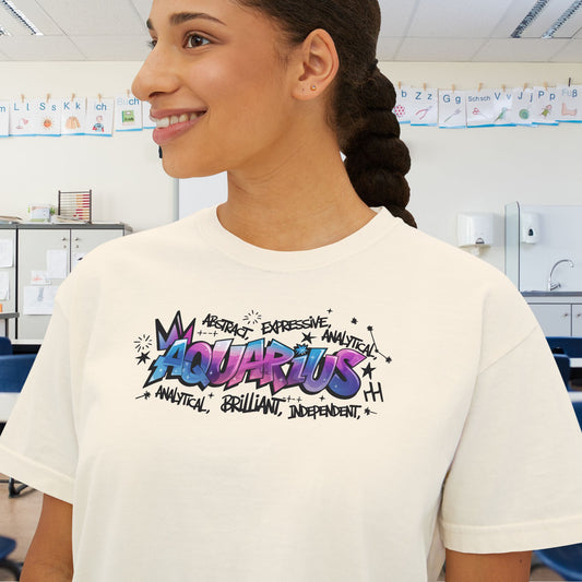 Aquarius Street Art Women's Boxy Tee