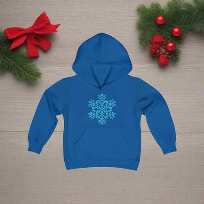 Large Snowflake Youth Hoodie