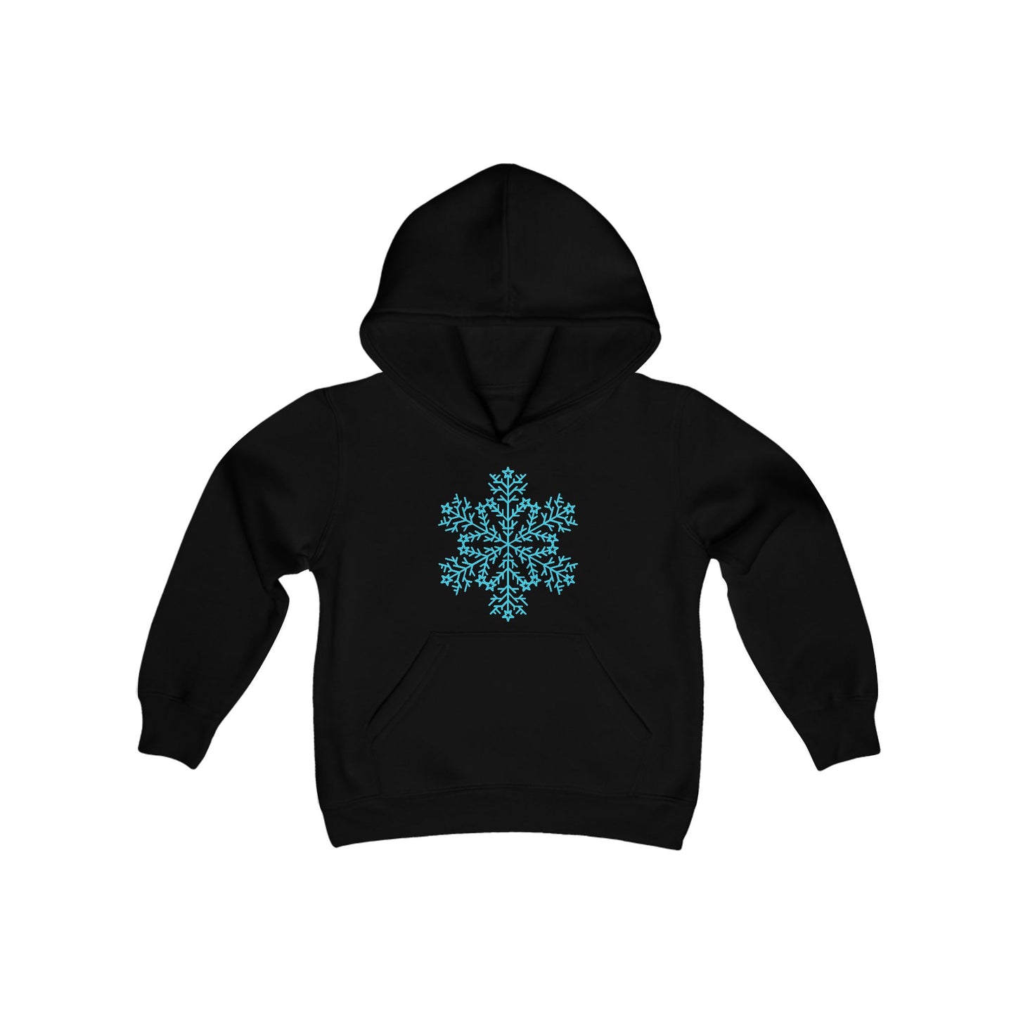 Large Snowflake Youth Hoodie