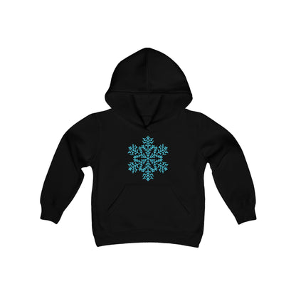 Large Snowflake Youth Hoodie