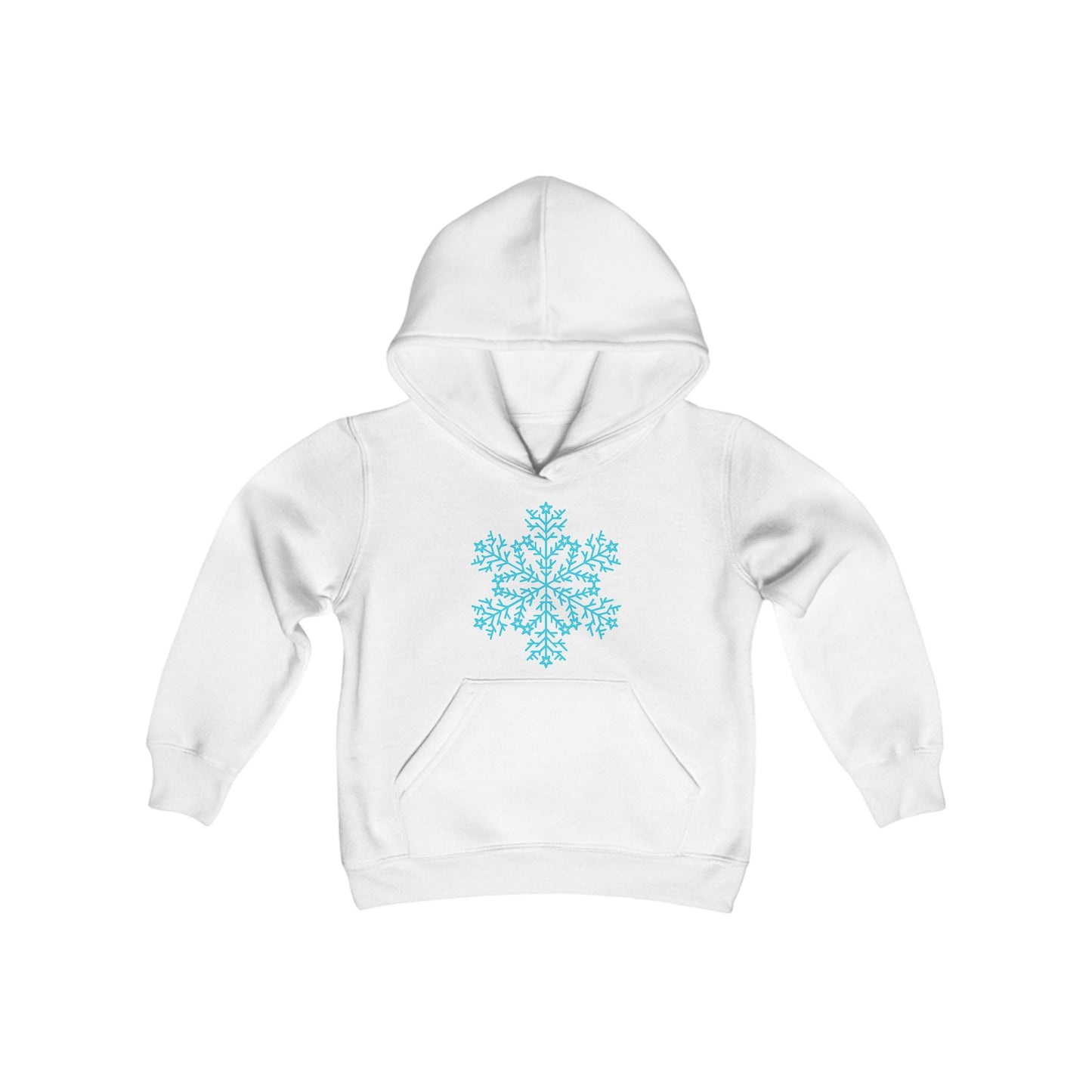 Large Snowflake Youth Hoodie