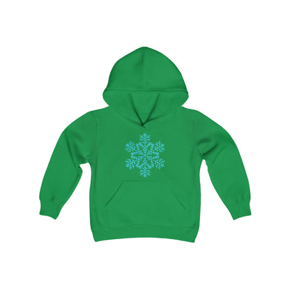 Large Snowflake Youth Hoodie