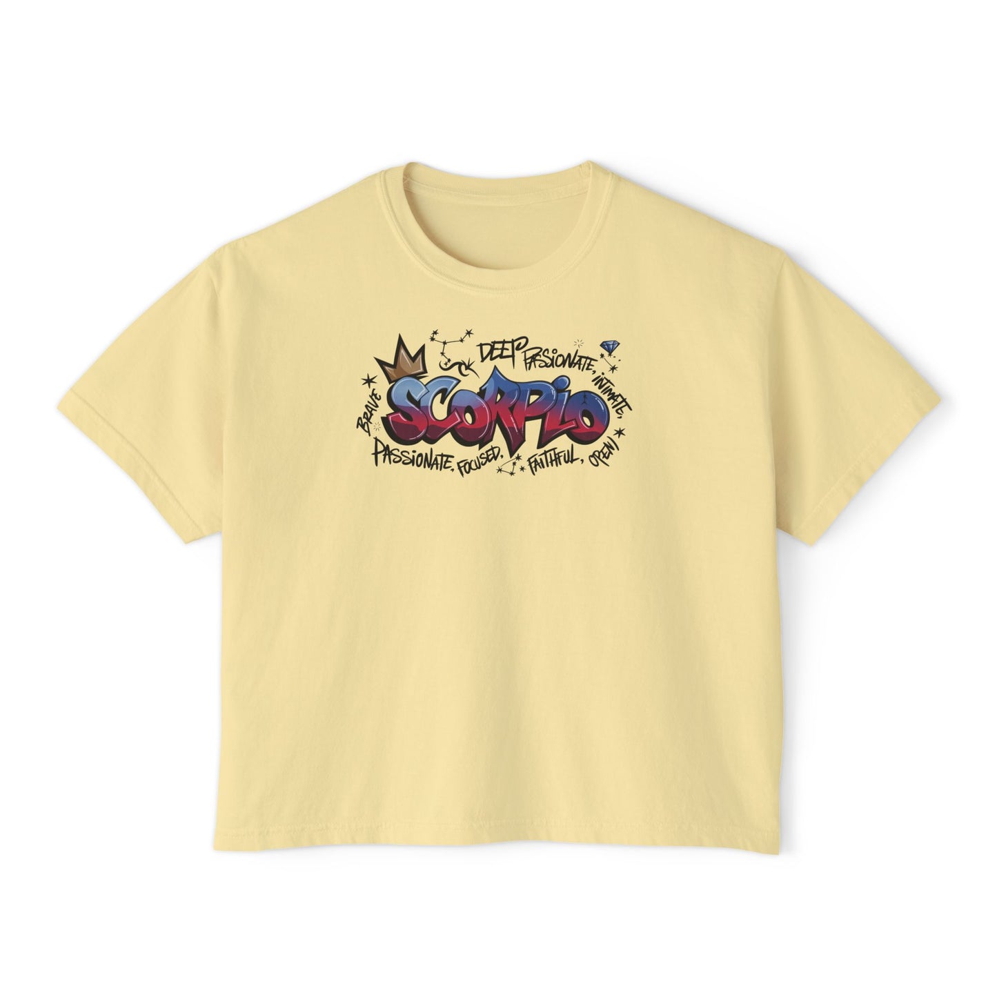 Scorpio Street Art Women's Boxy Tee