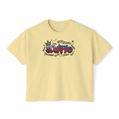 Scorpio Street Art Women's Boxy Tee
