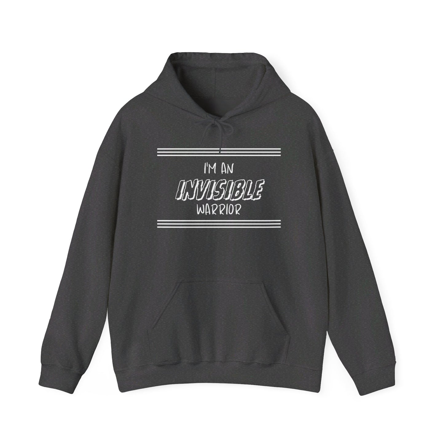 I'm An Invisible Warrior Heavy Blend™ Hooded Sweatshirt