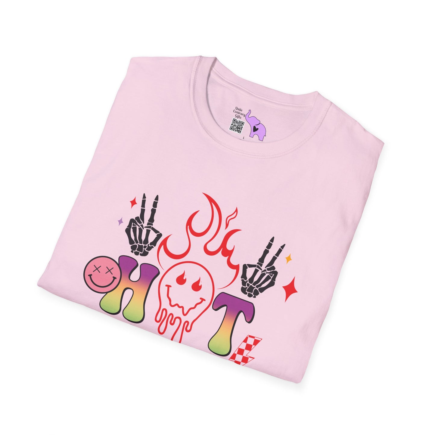 Hot Mess Mama Adult T-shirt