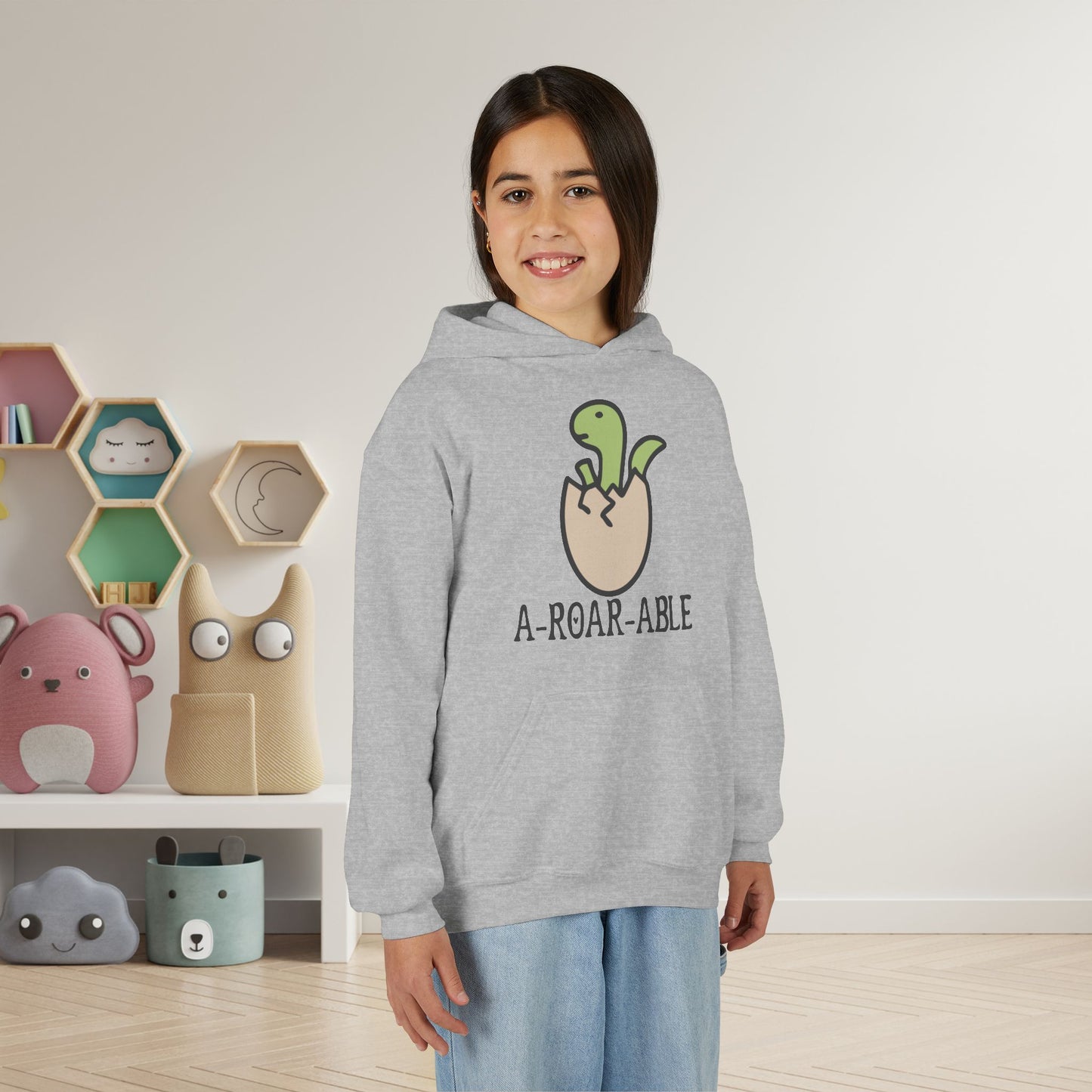 A-Roar-Able Youth Heavy Blend Hoodie