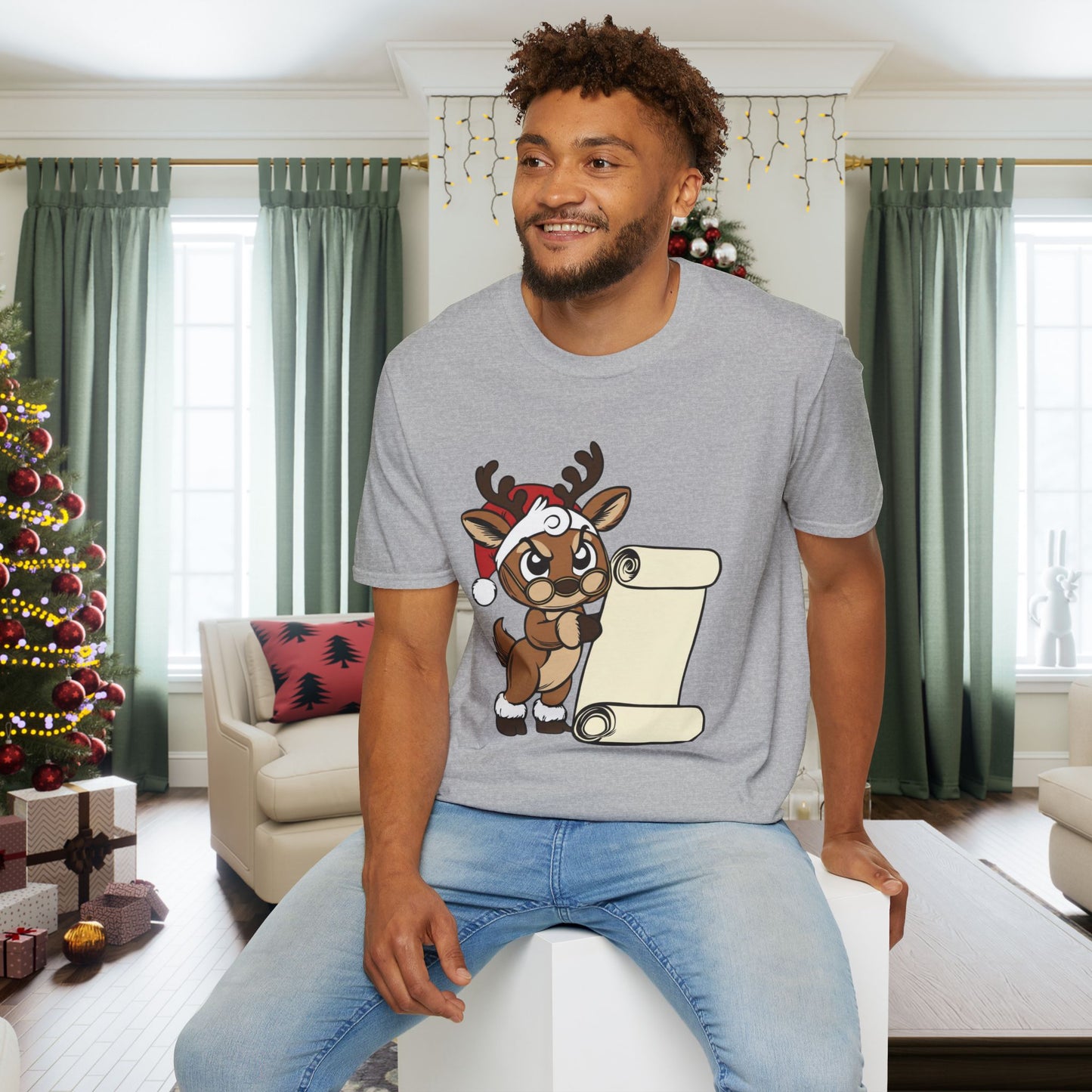Reindeer Claus Adult T-shirt