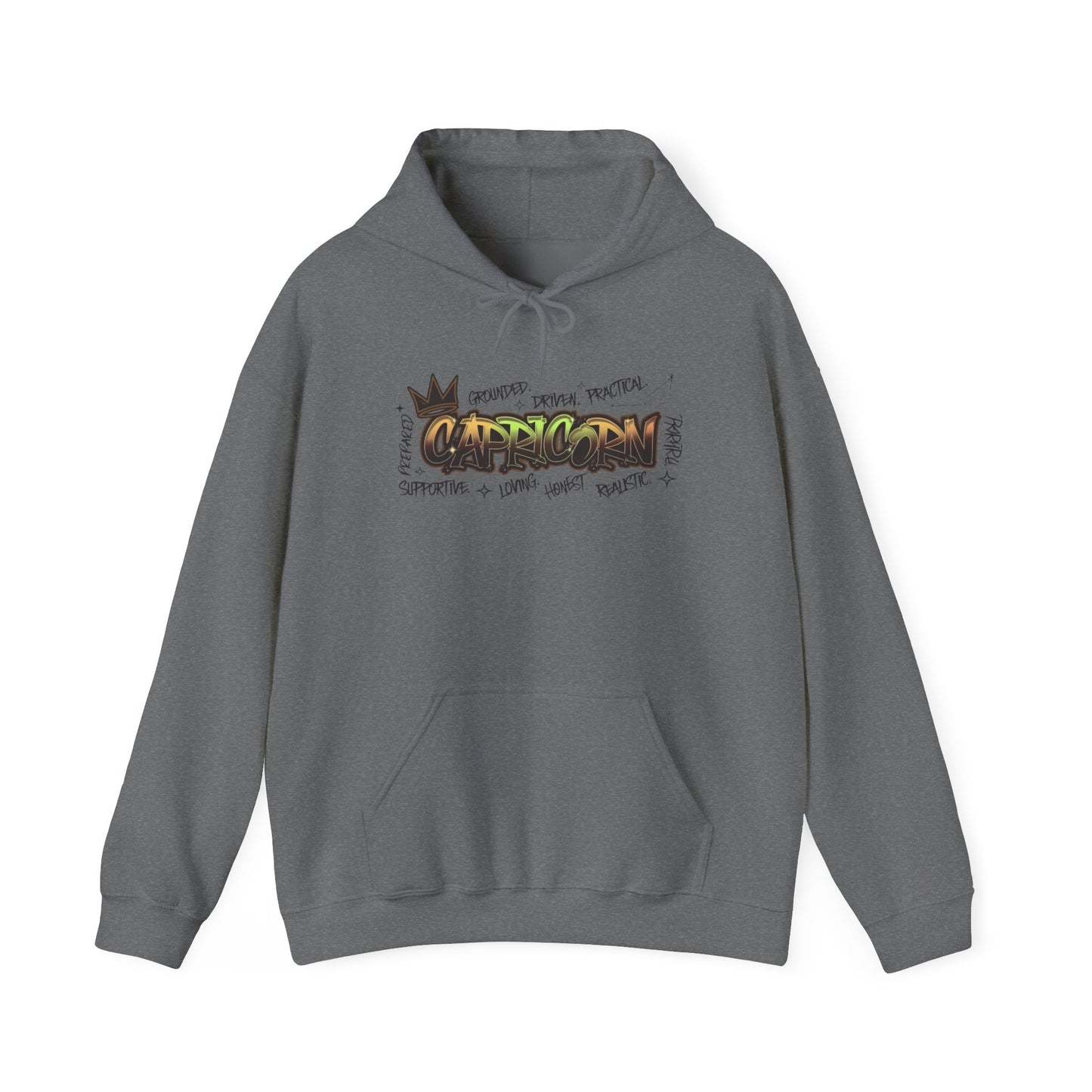Capricorn Street Art Heavy Blend™ Hooded Sweatshirt