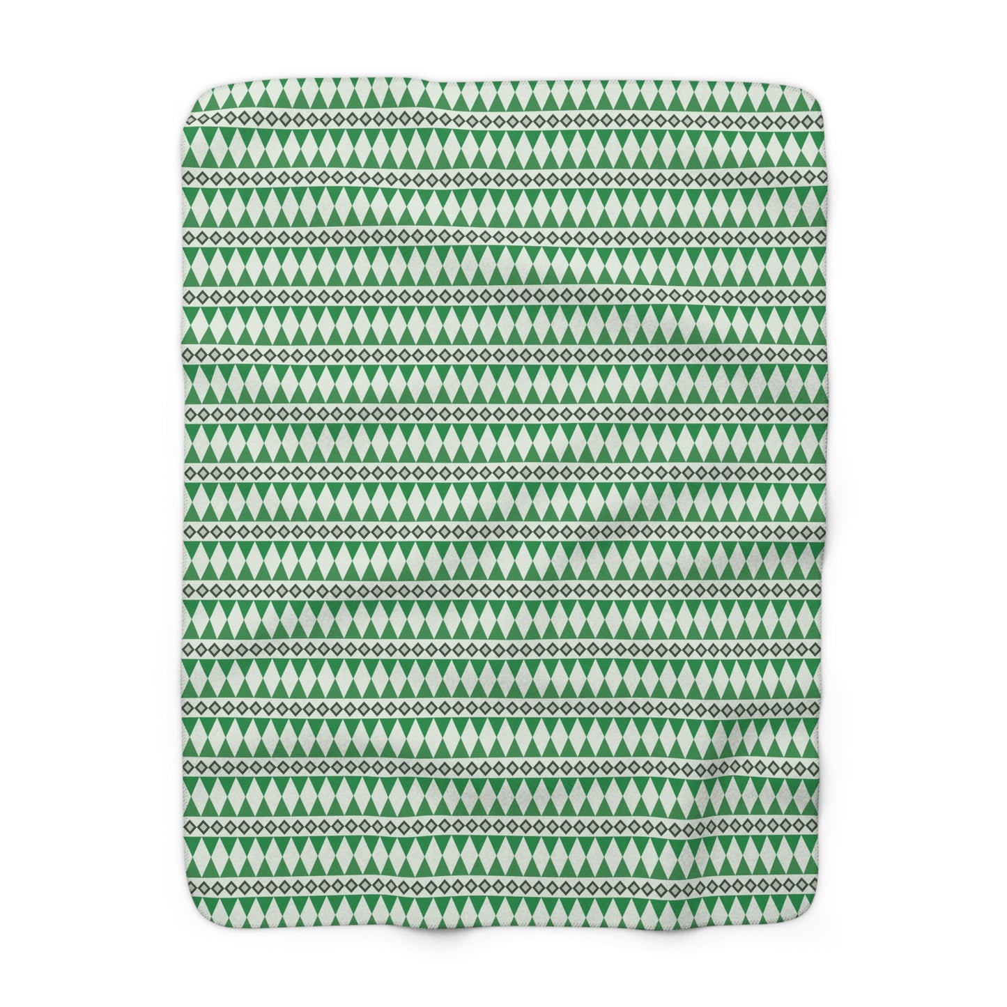 Moss Cairn Stripes Fleece Blanket