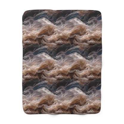 Dawnveil Sheer & Lace Fleece Blanket