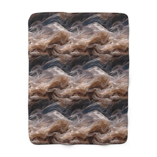 Dawnveil Sheer & Lace Fleece Blanket