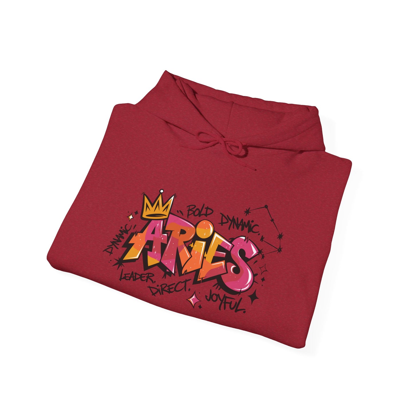 Aries Street Art Heavy Blend™ Hooded Sweatshirt