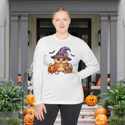 Witchy Owl Adult Long Sleeve Tee