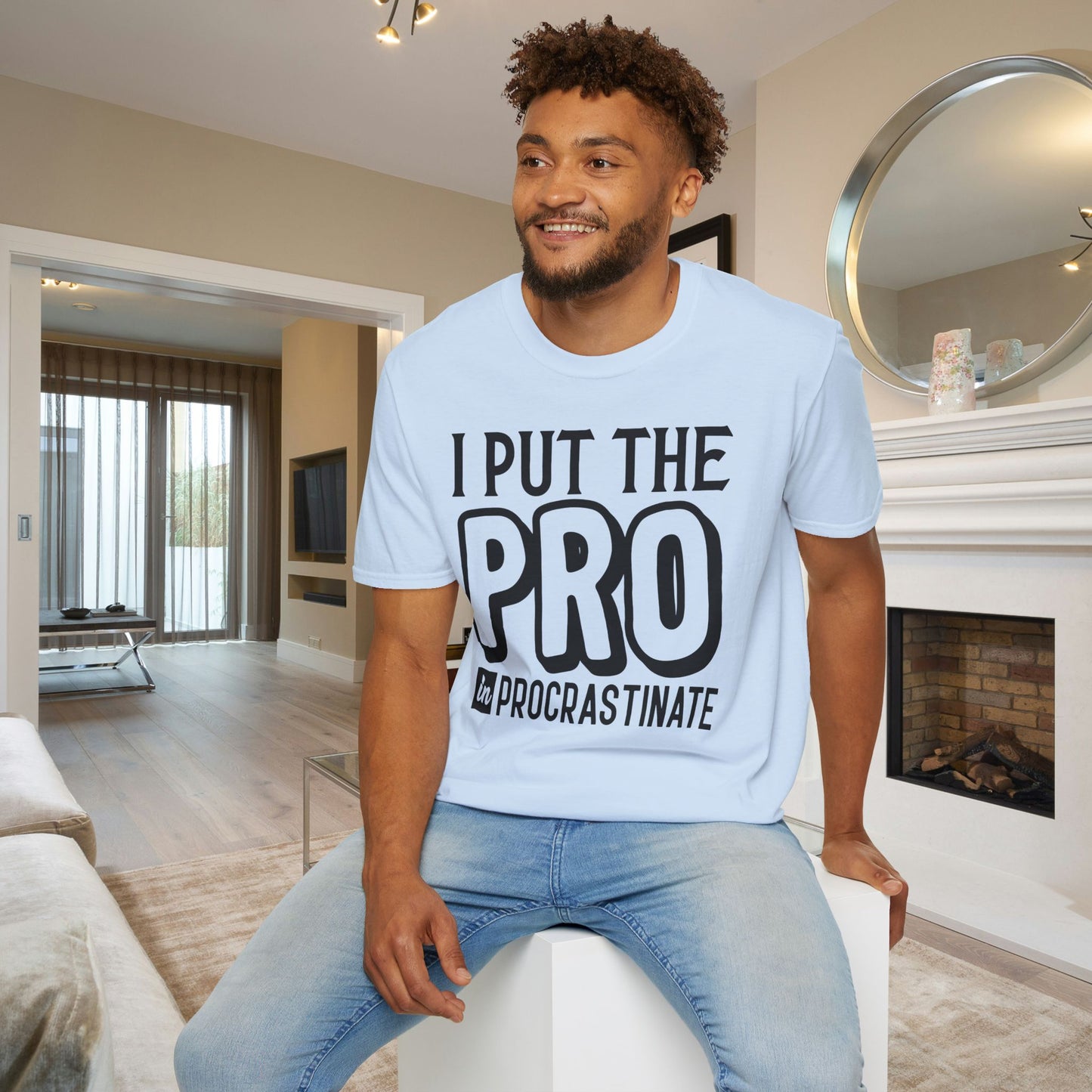 I Put The Pro in Procrastinate Adult T-shirt