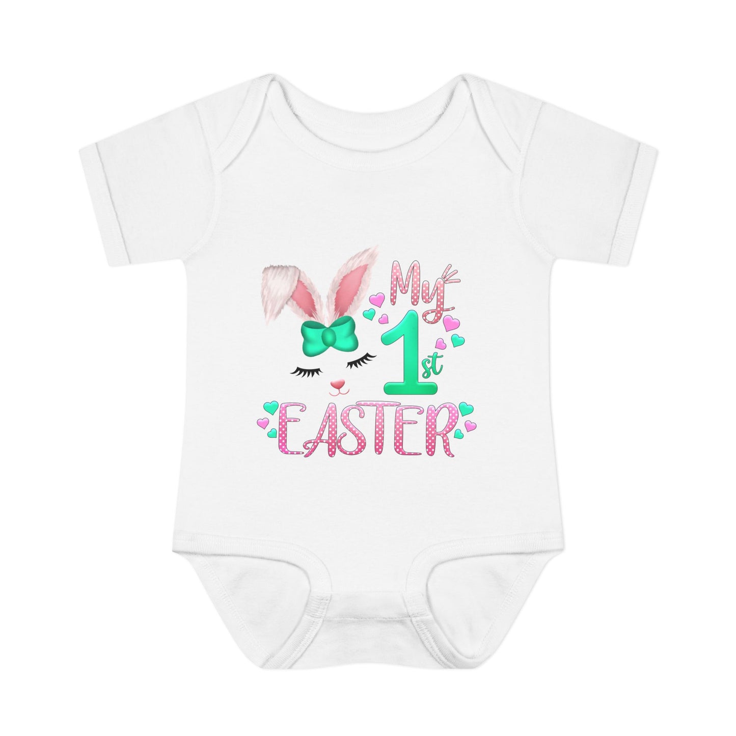 My First Easter Infant Baby Rib Bodysuit