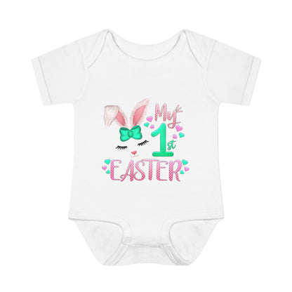 My First Easter Infant Baby Rib Bodysuit