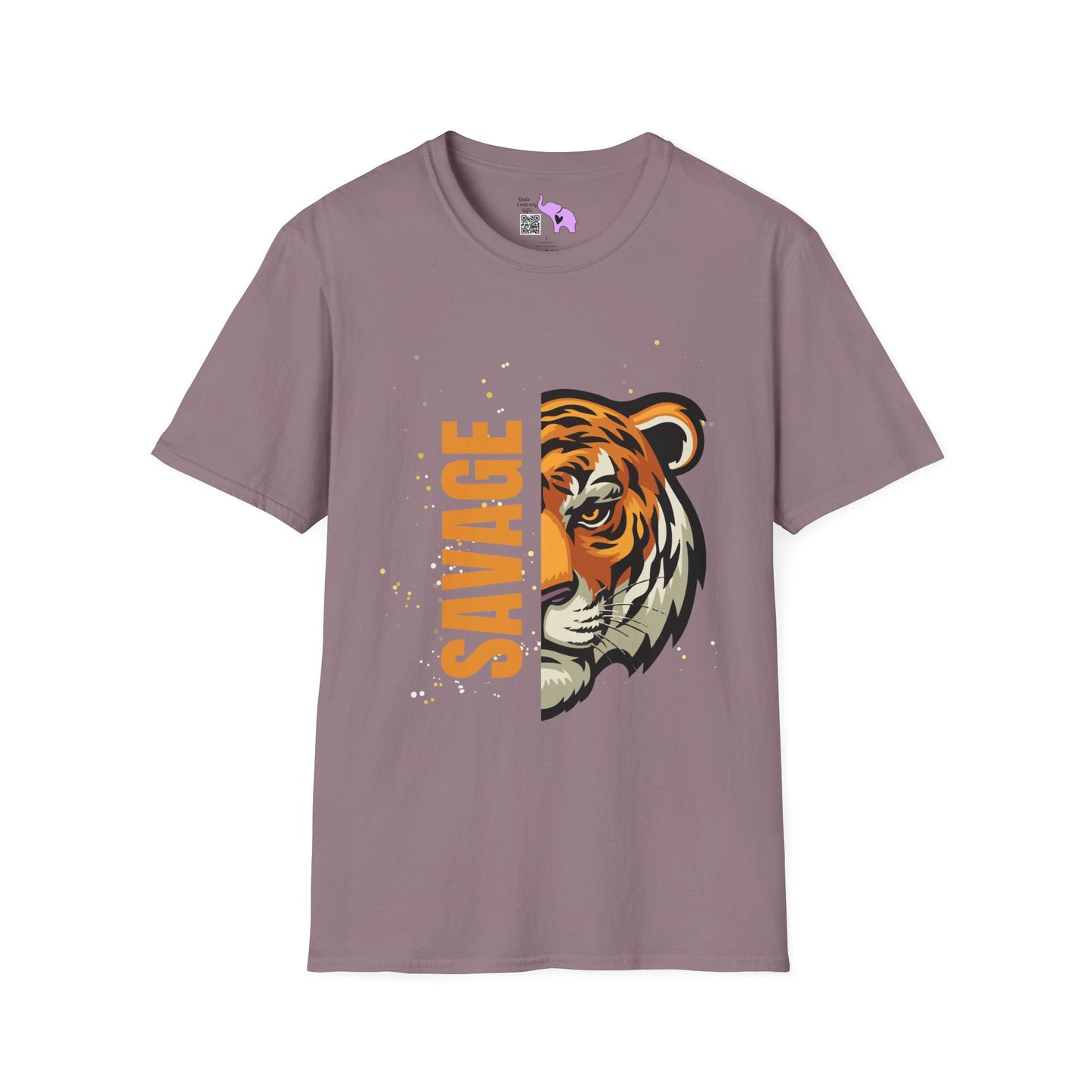 Savage Tiger Adult T-shirt