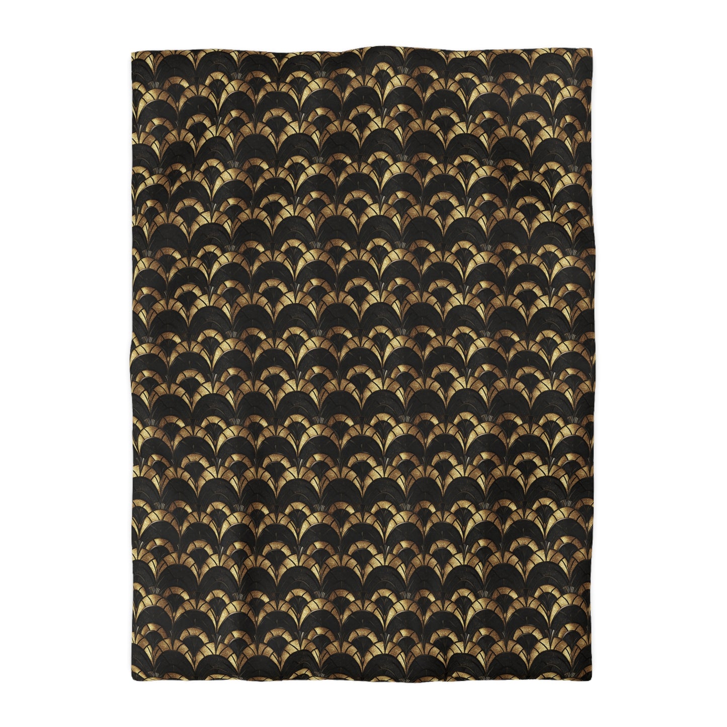 Gilded Elegance Microfiber Duvet Cover