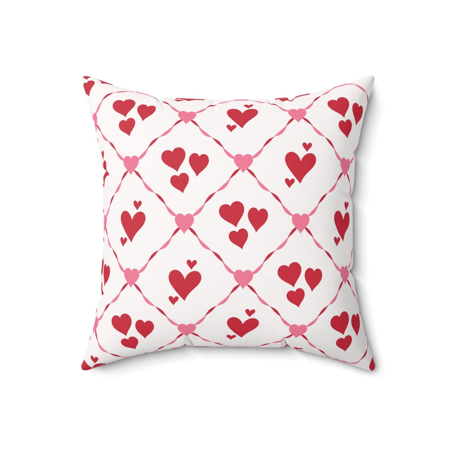 Cupid’s Lattice Throw Pillow