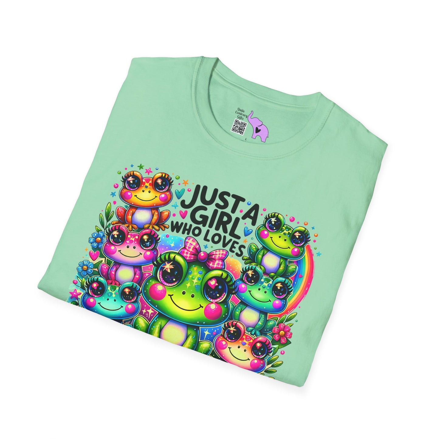 Just A Girl Who Loves Frogs Adult T-shirt