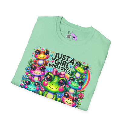 Just A Girl Who Loves Frogs Adult T-shirt