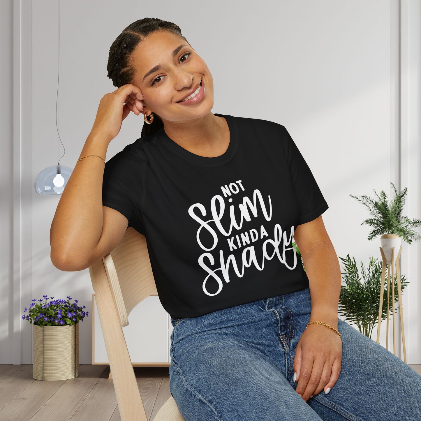 Not Slim Kinda Shady Adult T-shirt