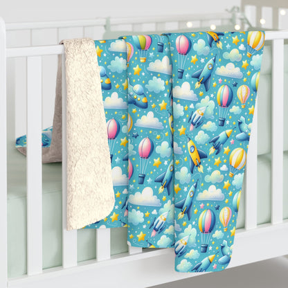 Up, Up & Away Fleece Blanket