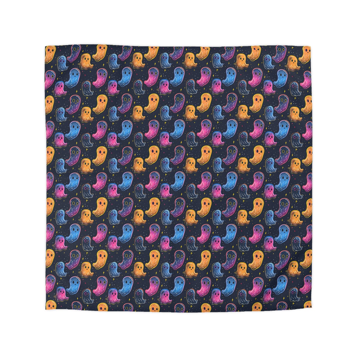 Neon Haunters Microfiber Duvet Cover