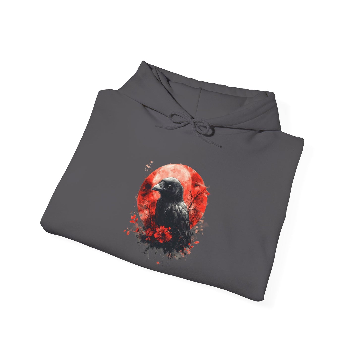 Creepy Raven Heavy Blend™ Hooded Sweatshirt