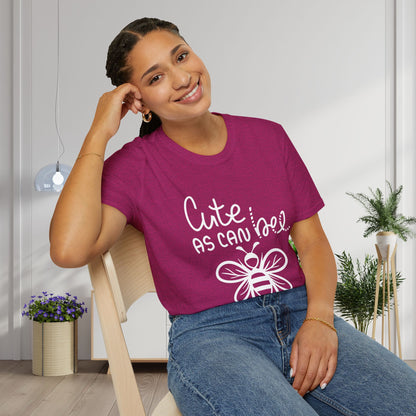 Cute As Can Bee Adult T-shirt