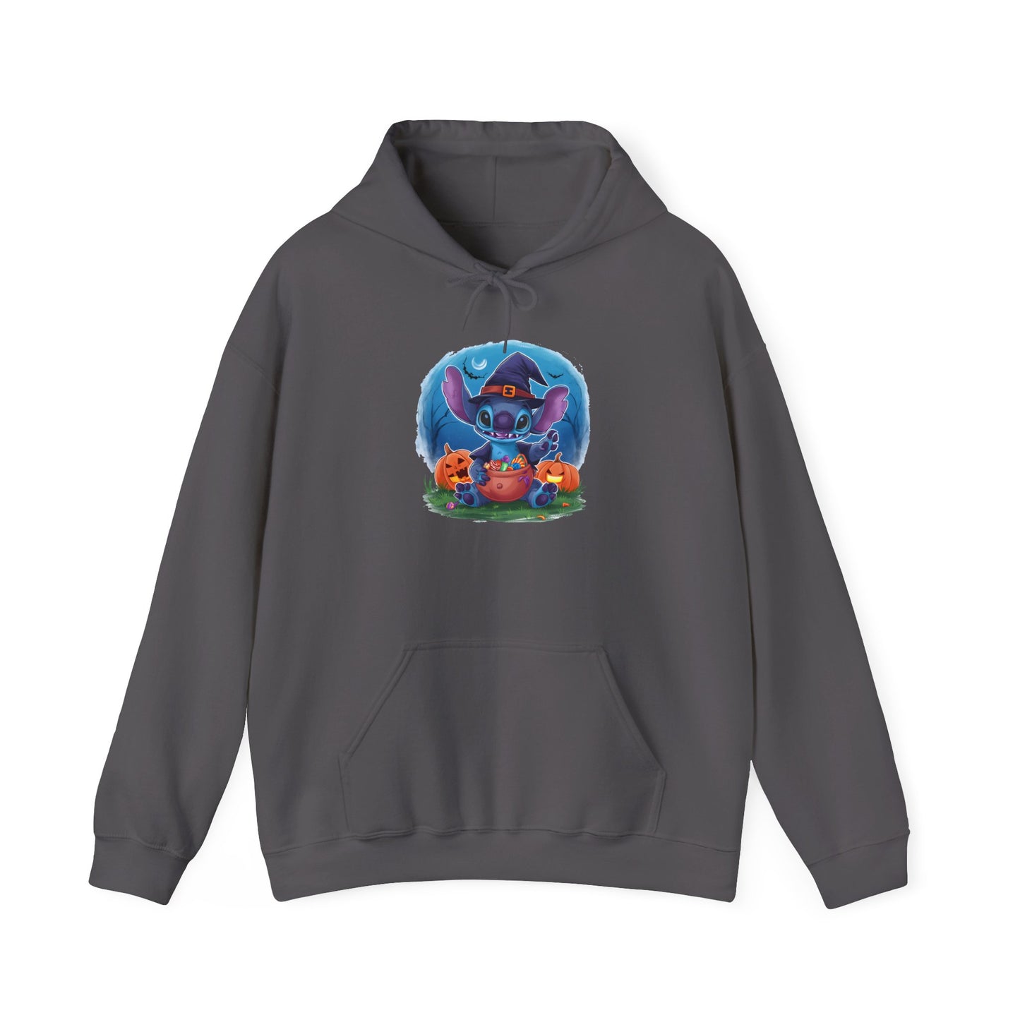 Spooky Stitch w/Pumpkins Heavy Blend™ Hooded Sweatshirt