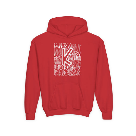 Kwanzaa Wordcloud Youth Hoodie