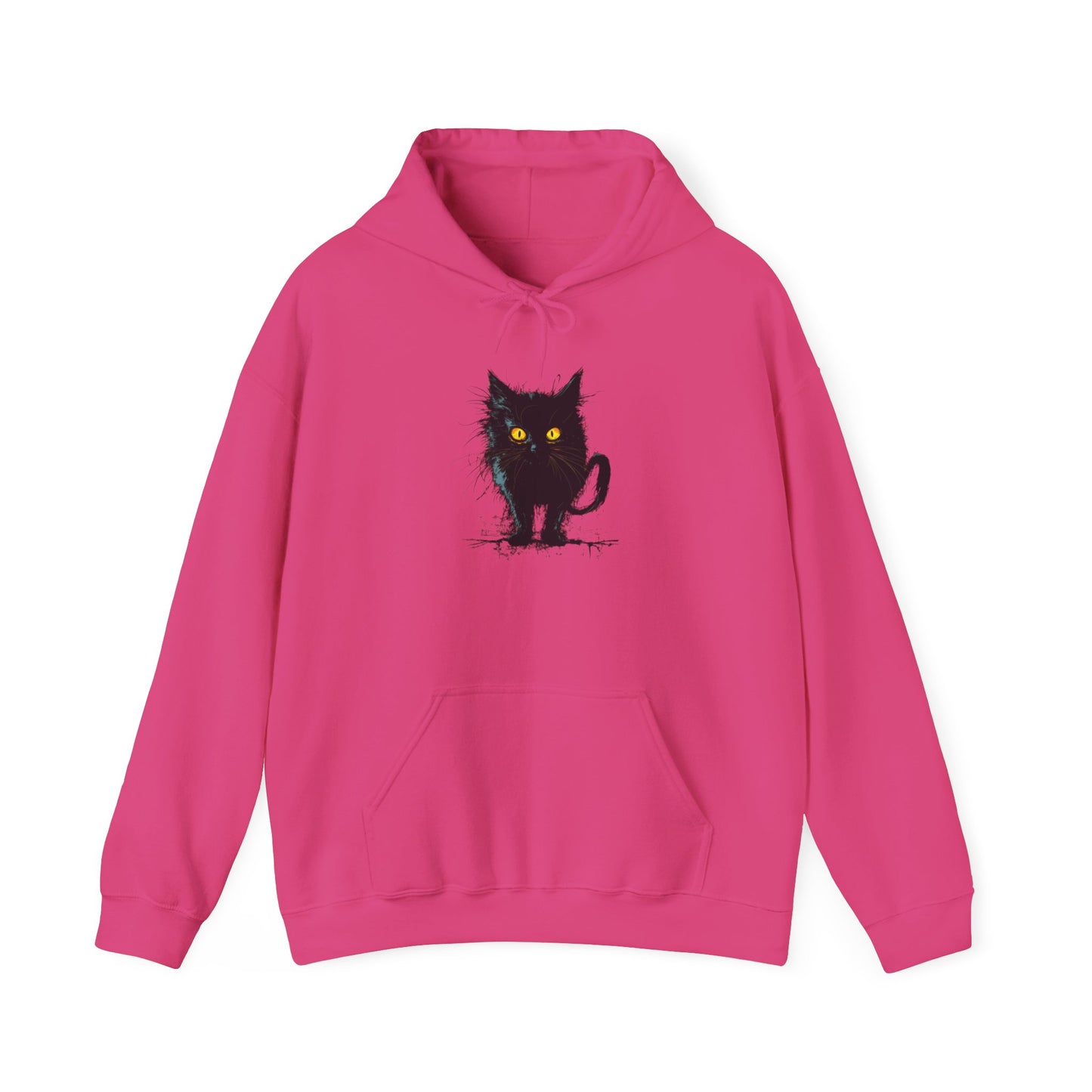 Black Kitten Heavy Blend™ Hooded Sweatshirt