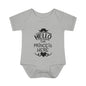 Hello The Prince Is Here Infant Baby Rib Bodysuit