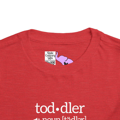 Funny Toddler Definition Toddler Tee