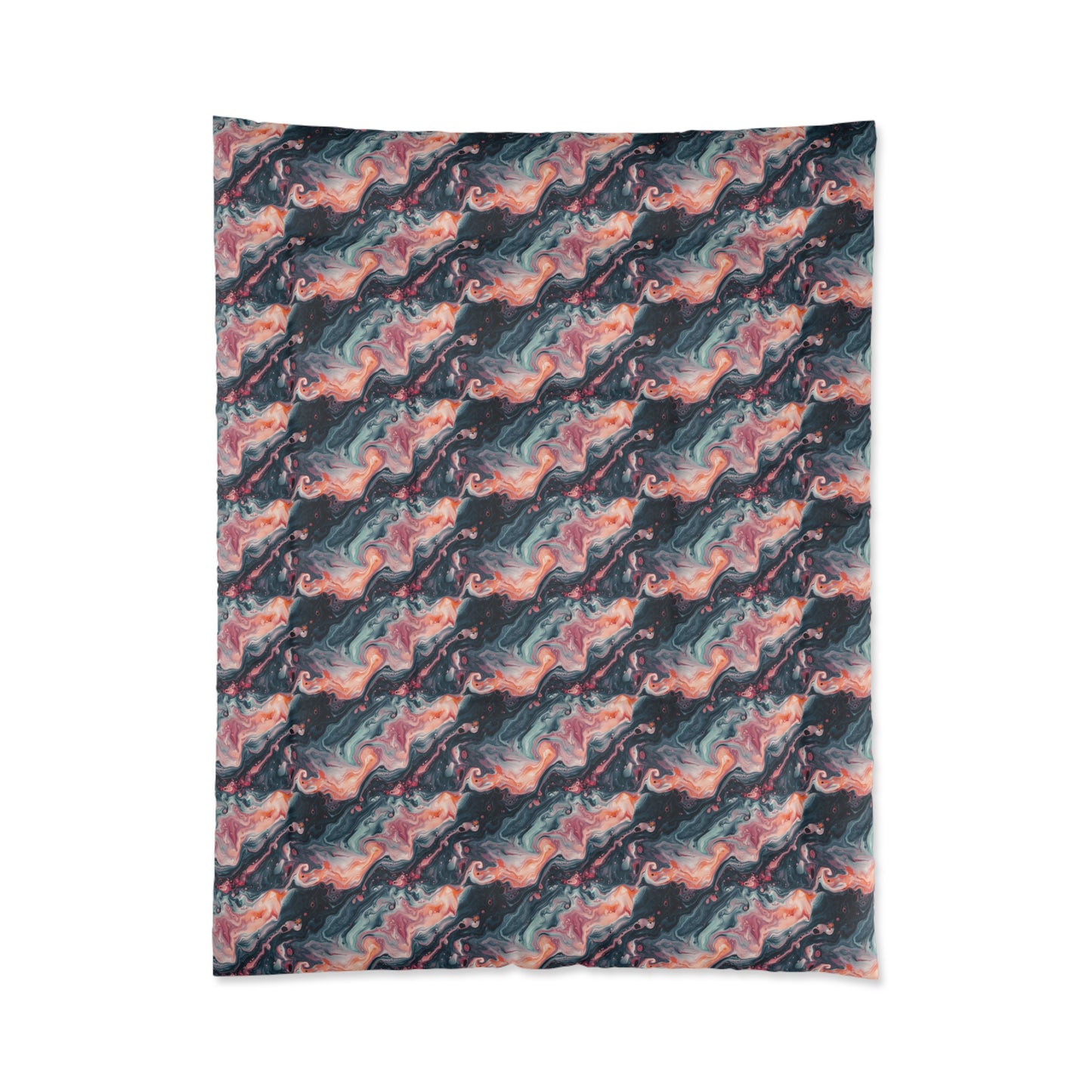 Pink Venom Marble Comforter