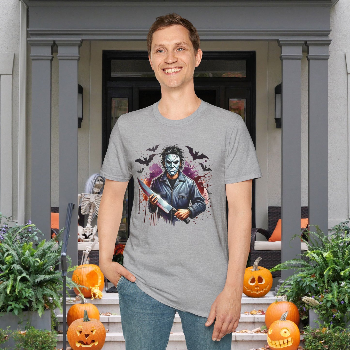 Halloween Slasher Adult T-shirt