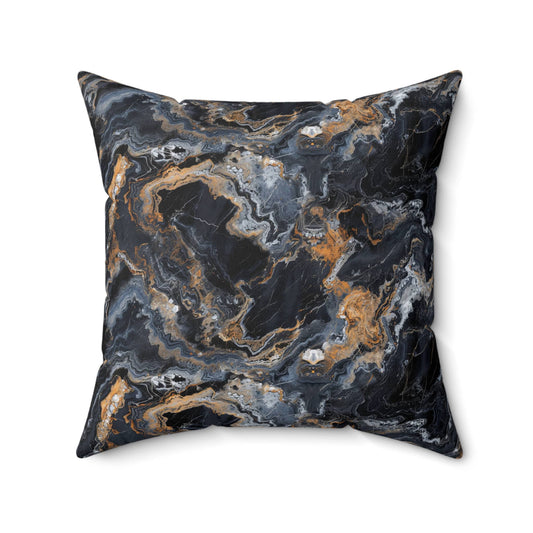Moonspill Marble Throw Pillow