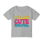 Feeling Cute Might Throw A Tantrum Later Heavy Cotton™ Toddler T-shirt