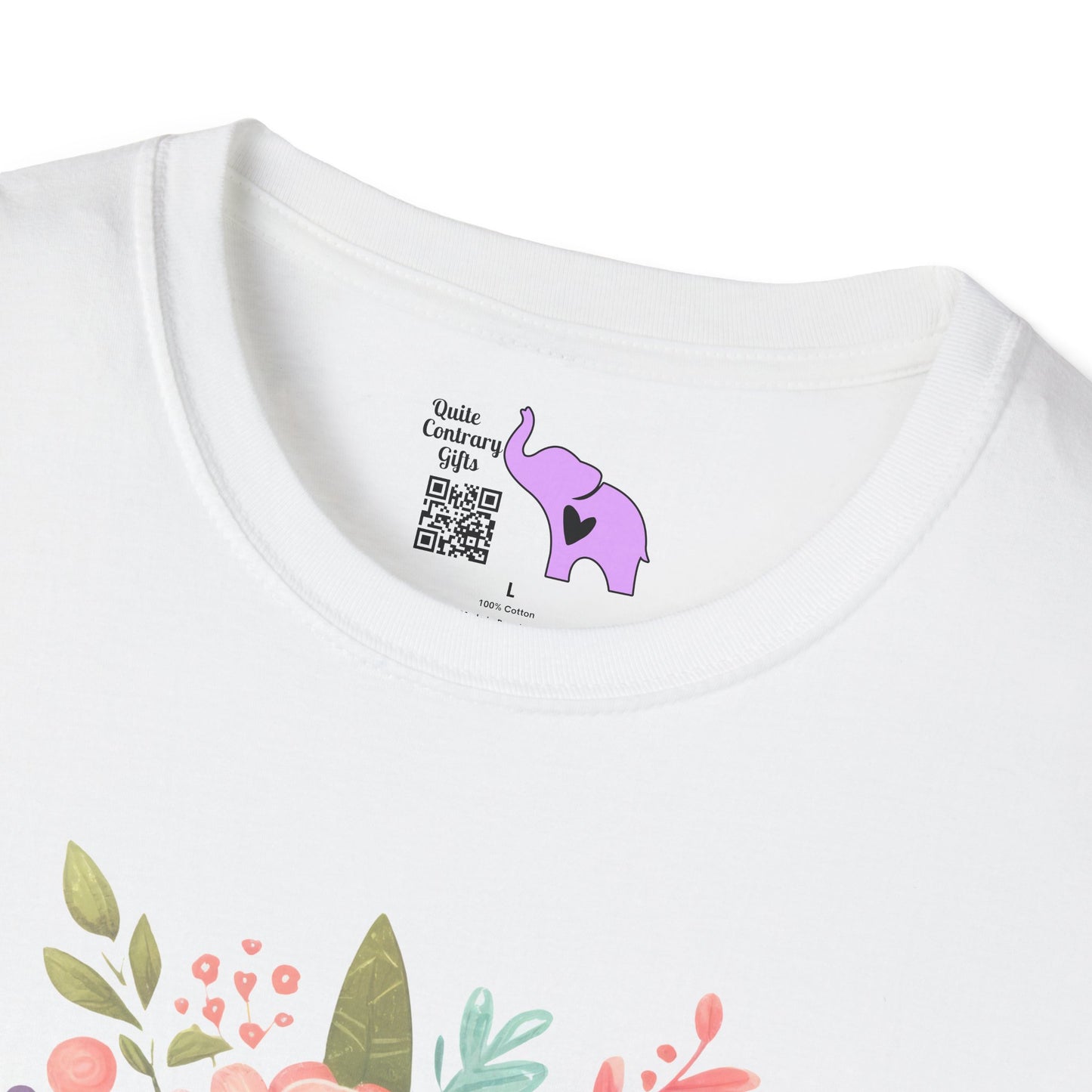Booktrovert (Floral) Adult T-shirt