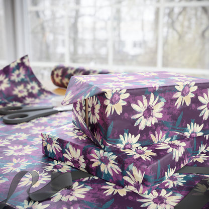 Twilight Daisy Meadow Wrapping Paper