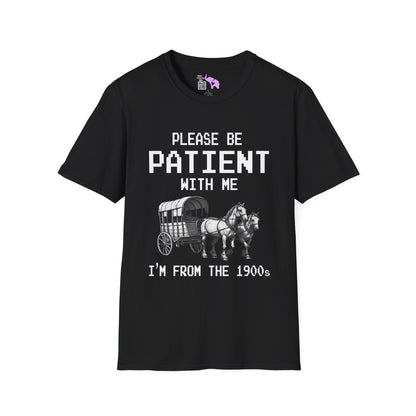 Please Be Patient With Me I'm From The 1900's (Pixelated) Adult T-shirt