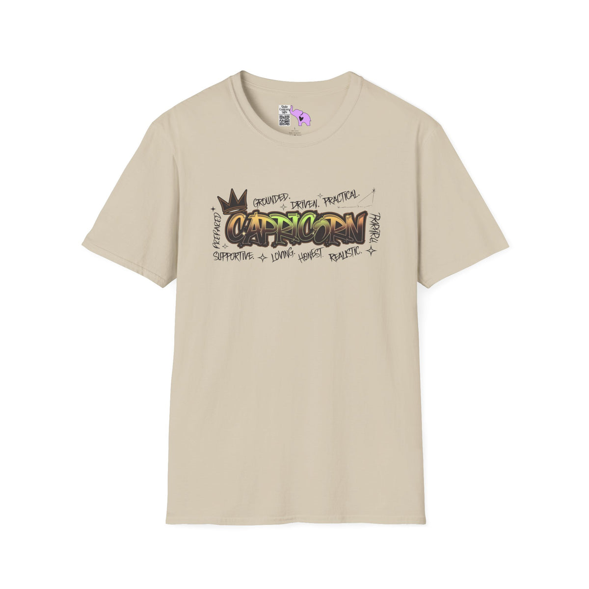 Capricorn Street Art Adult T-shirt