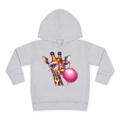 Girraffe Blowing Bubble Toddler Hoodie