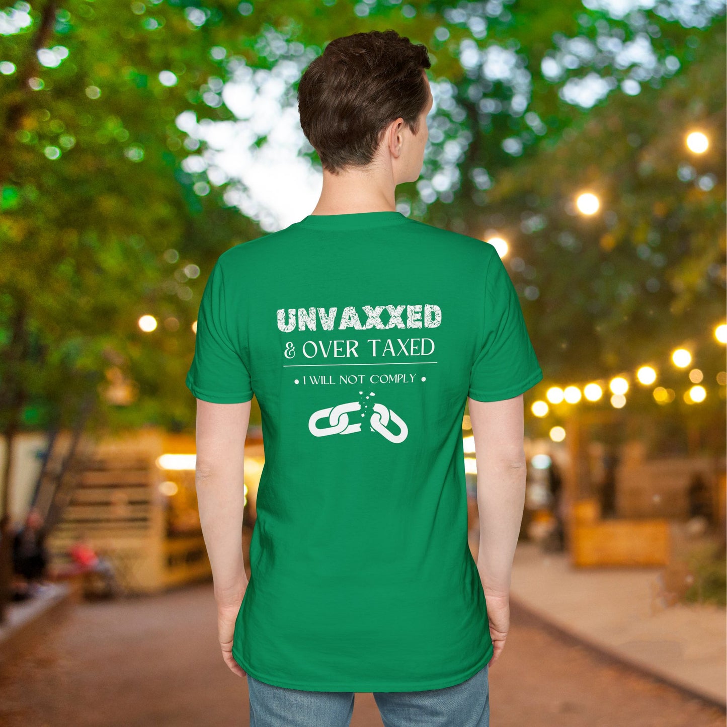 Unvaxxed & Over Taxed Adult T-shirt