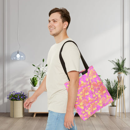 Sunset Sorbet Camo Canvas Tote Bag
