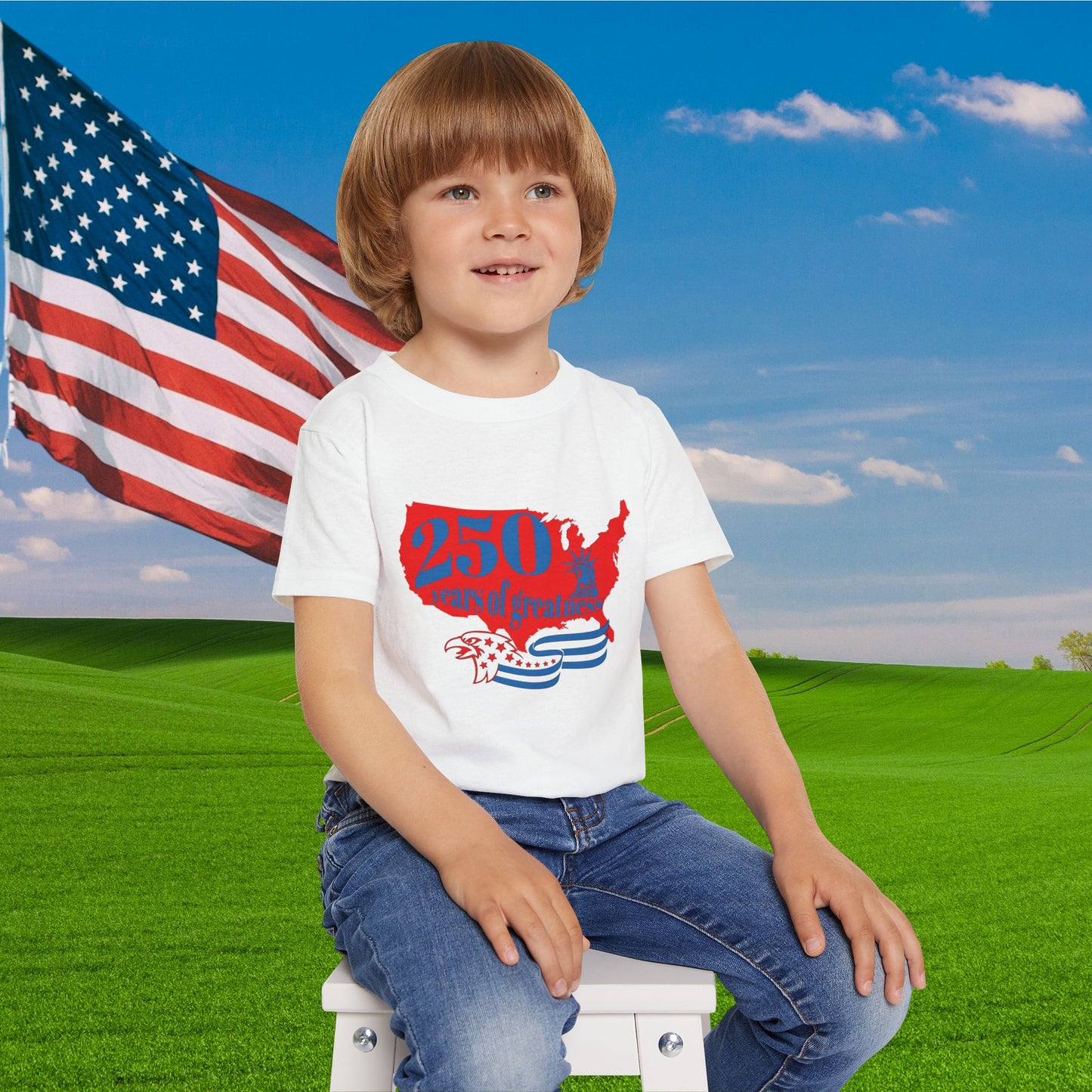 250 Years of Greatness  Heavy Cotton™ Toddler T-shirt