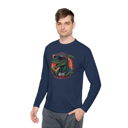 Cool Dinosaur Adult Long Sleeve Tee